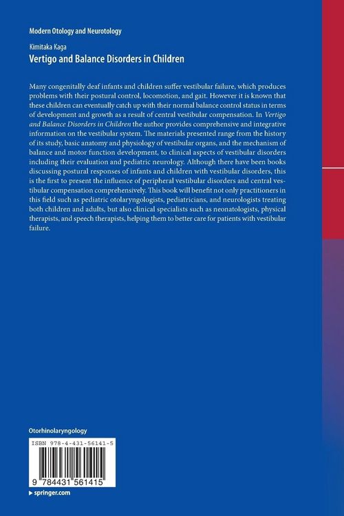 Produktbild: Vertigo and Balance Disorders in Children