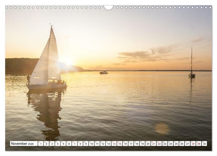 Produktbild: Flensburger F&ouml;rde: Eine Reise durch Deutschlands hohen Norden (Wandkalender 2026 DIN A3 quer), CALVENDO Monatskalender