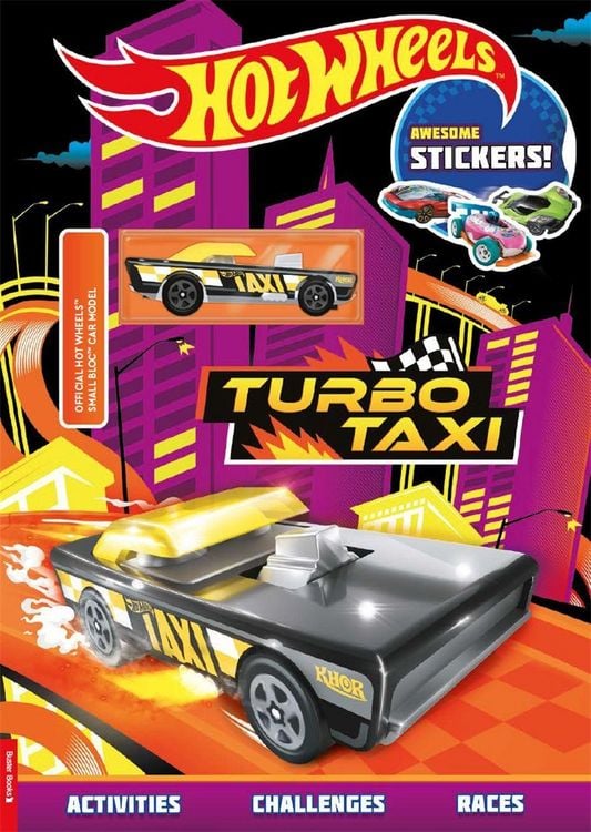Produktbild: Hot Wheels(TM): Turbo Taxi (with stickers and Small Bloc(TM) car model)