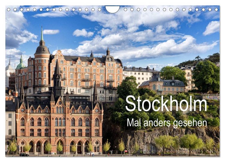 Produktbild: Stockholm - Mal anders gesehen (Wandkalender 2026 DIN A4 quer), CALVENDO Monatskalender