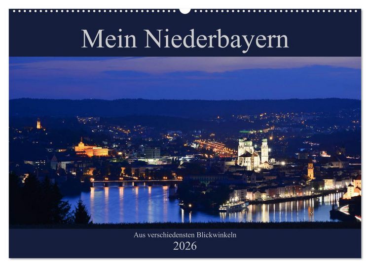 Produktbild: Mein Niederbayern (Wandkalender 2026 DIN A2 quer), CALVENDO Monatskalender