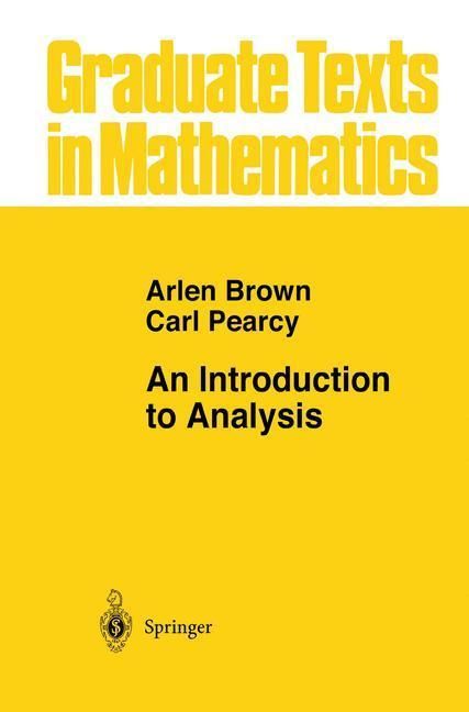 Produktbild: An Introduction to Analysis