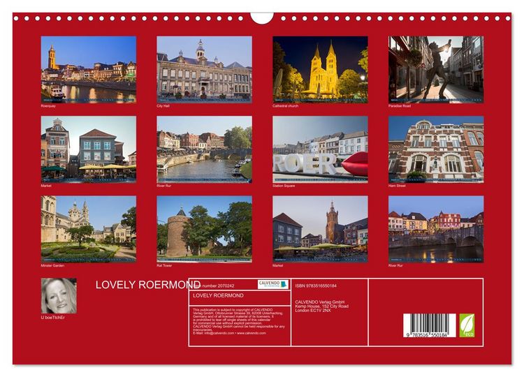 Produktbild: LOVELY ROERMOND (Wall Calendar 2026 DIN A3 landscape), CALVENDO 12 Month Wall Calendar