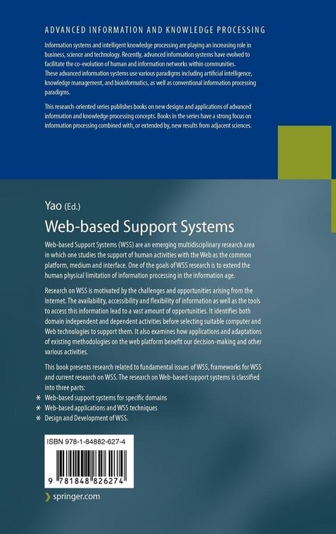 Produktbild: Web-based Support Systems