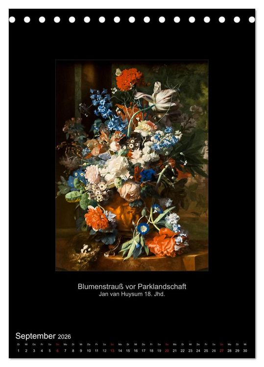 Produktbild: Stillleben - Illusionistische Malerei der Renaissance (Tischkalender 2026 DIN A5 hoch), CALVENDO Monatskalender