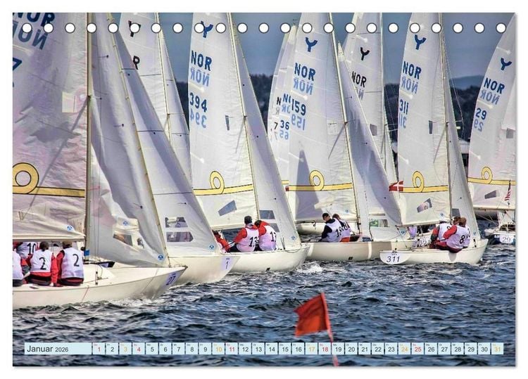 Produktbild: Segeln - Freiheit und Abenteuer (Tischkalender 2026 DIN A5 quer), CALVENDO Monatskalender