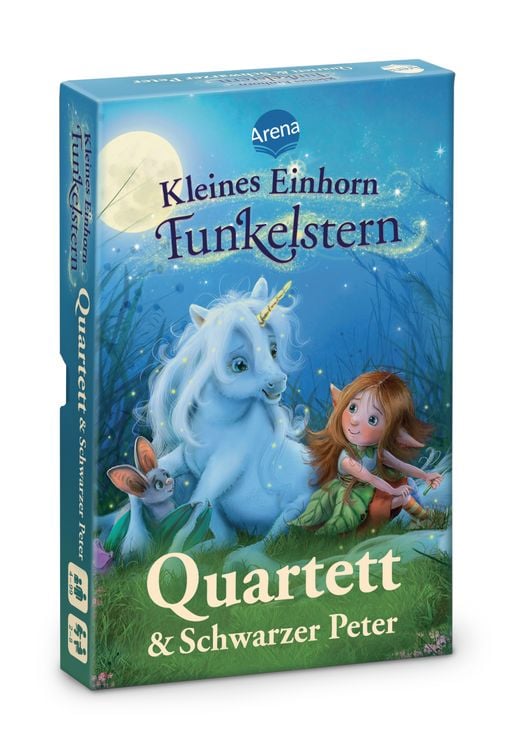 Produktbild: Kleines Einhorn Funkelstern. Quartett & Schwarzer Peter