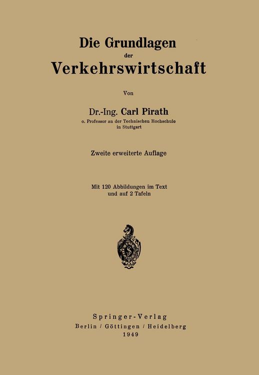 Produktbild: Die Grundlagen der Verkehrswirtschaft