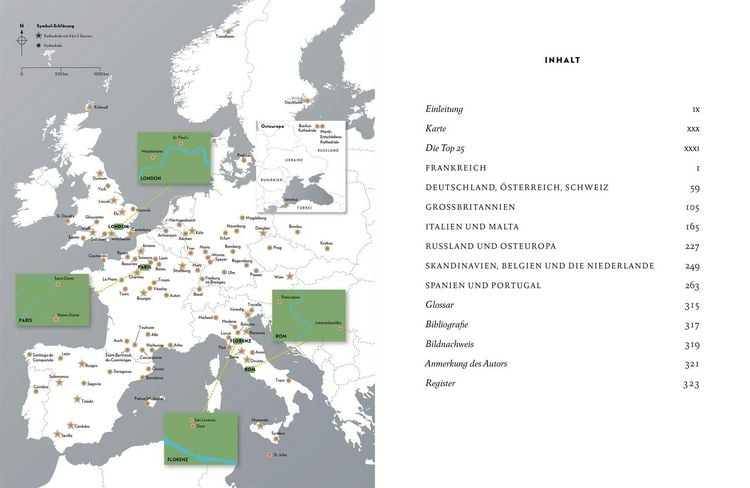 Produktbild: Die 100 sch&ouml;nsten Kirchen und Kathedralen Europas