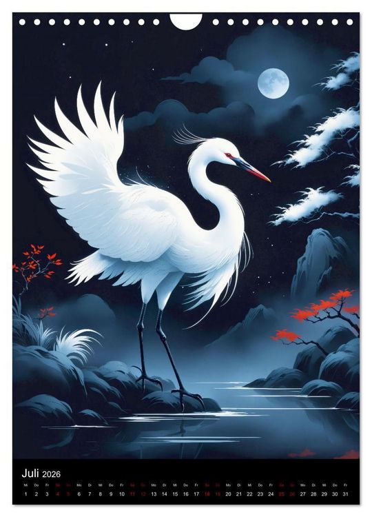 Produktbild: Asiatische Inspiration Fern&ouml;stlicher Art - Dunkle Werke (Wandkalender 2026 DIN A4 hoch), CALVENDO Monatskalender