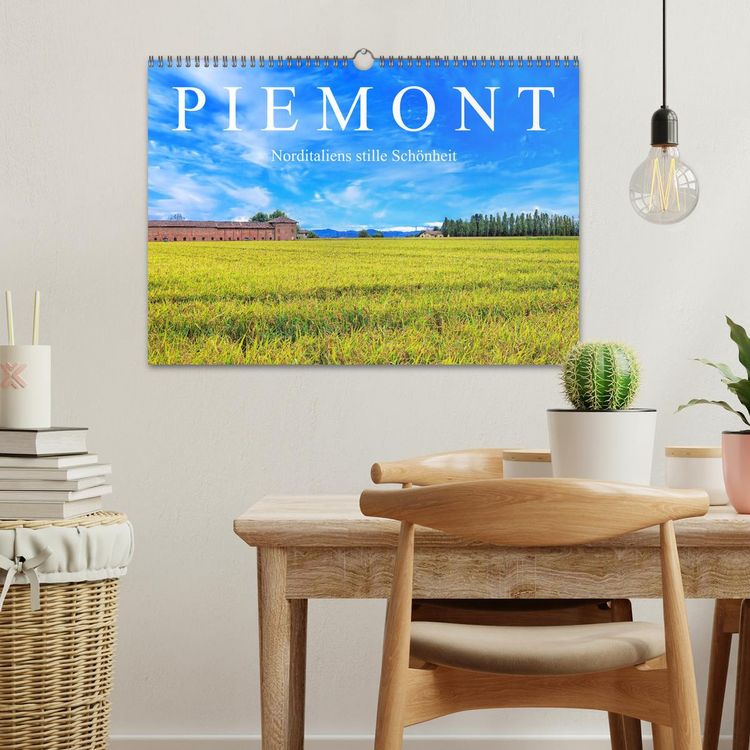 Produktbild: Piemont - Norditaliens stille Sch&ouml;nheit (Wandkalender 2026 DIN A3 quer), CALVENDO Monatskalender