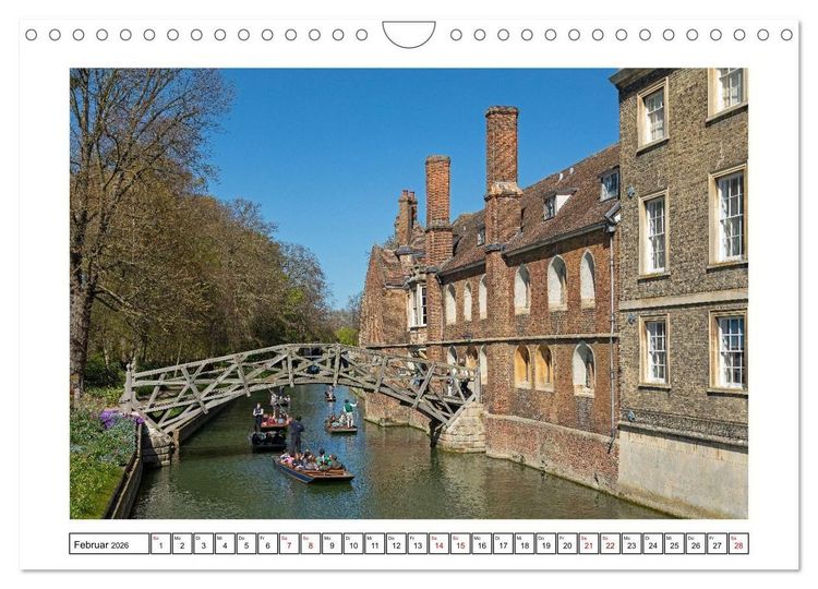 Produktbild: Sehenswertes in Oxford und Cambridge (Wandkalender 2026 DIN A4 quer), CALVENDO Monatskalender