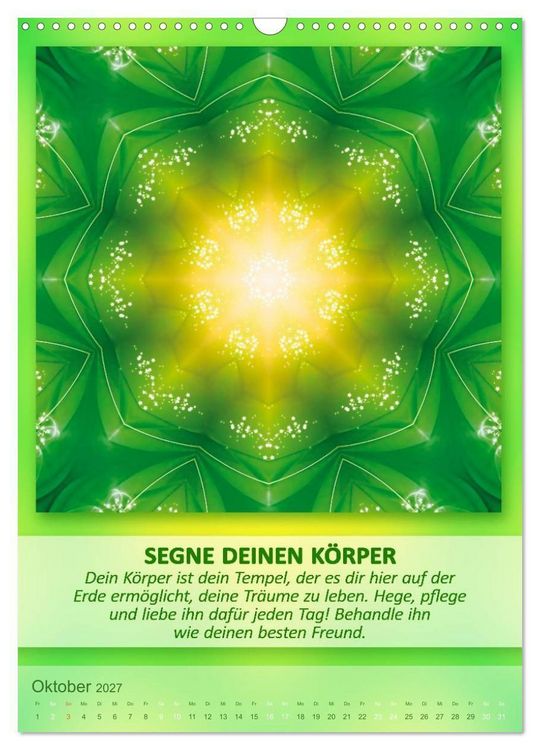 Produktbild: Light Energy Mandalas - Kalender - Vol. 2 (Wandkalender 2027 DIN A3 hoch), CALVENDO Monatskalender