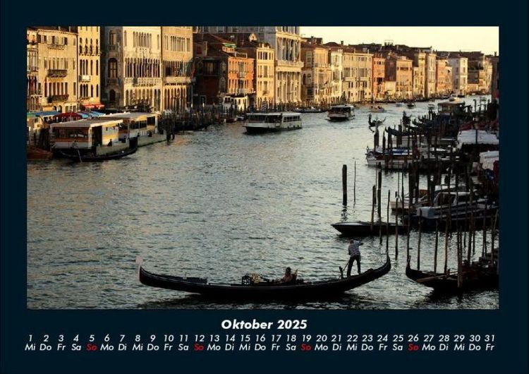 Produktbild: Venedig 2025 Fotokalender DIN A4