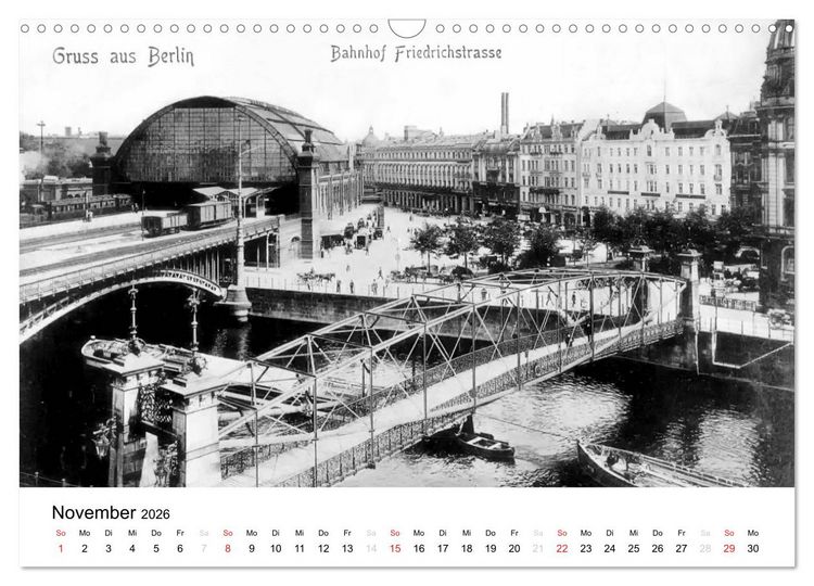 Produktbild: Gr&uuml;&szlig;e aus dem alten Berlin (Wandkalender 2026 DIN A3 quer), CALVENDO Monatskalender