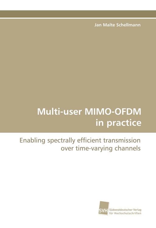 Produktbild: Multi-user MIMO-OFDM in practice