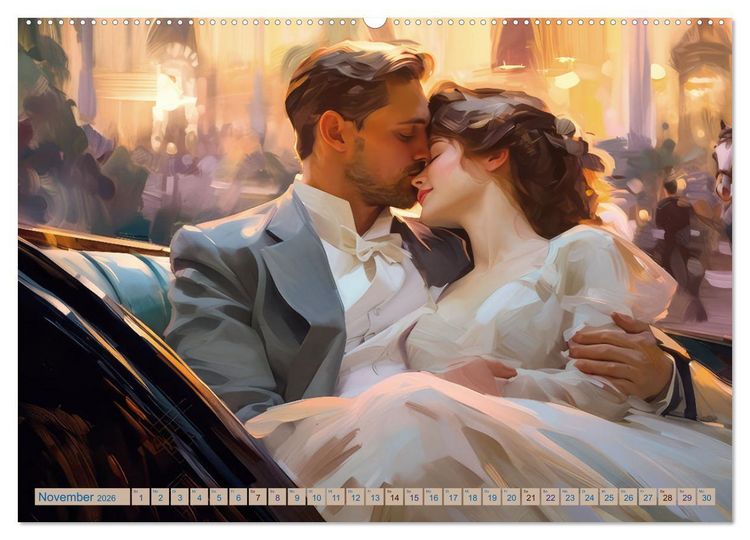 Produktbild: Zeichen der Liebe Impressionistische Bilder (Wandkalender 2026 DIN A2 quer), CALVENDO Monatskalender