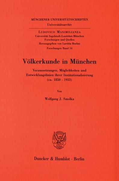 Produktbild: V&ouml;lkerkunde in M&uuml;nchen.