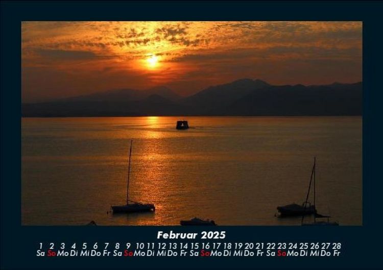 Produktbild: Boote 2025 Fotokalender DIN A5