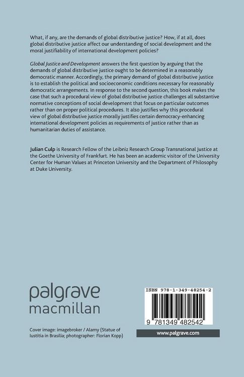 Produktbild: Global Justice and Development