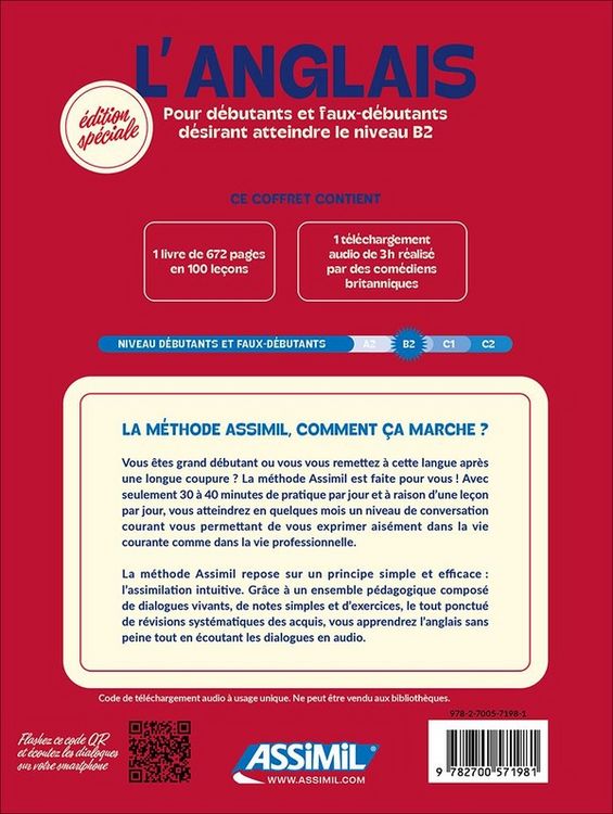 Produktbild: Pack ANGLAIS Ed. limitee 2025
