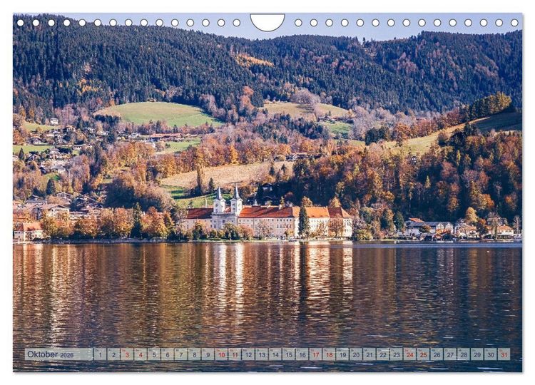 Produktbild: Malerischer Tegernsee (Wandkalender 2026 DIN A4 quer), CALVENDO Monatskalender