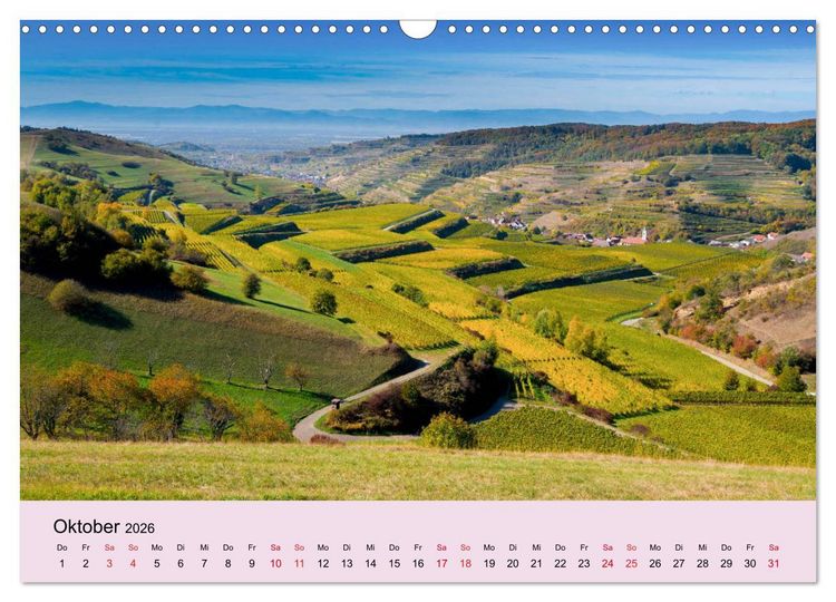 Produktbild: Augenblicke im Kaiserstuhl (Wandkalender 2026 DIN A3 quer), CALVENDO Monatskalender