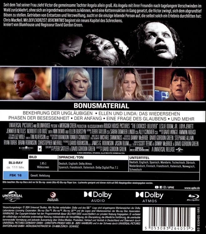 Produktbild: DER EXORZIST: BEKENNTNIS