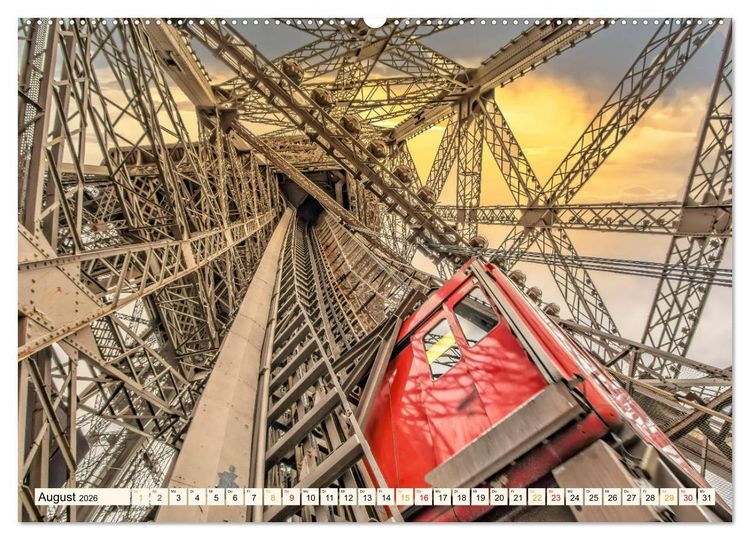 Produktbild: Eiffelturm - Ikone der Architektur (Wandkalender 2026 DIN A2 quer), CALVENDO Monatskalender