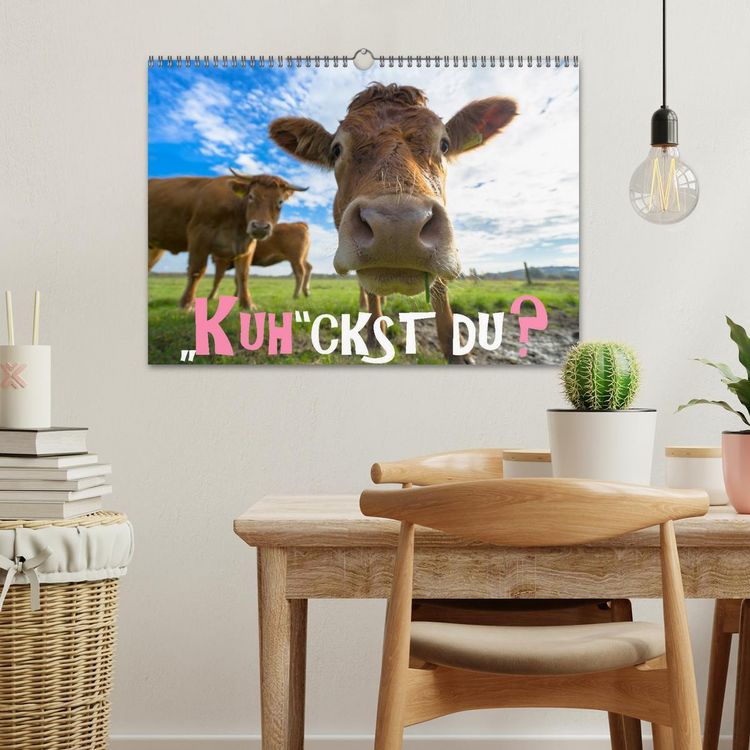 Produktbild: Kuhckst du? (Wandkalender 2026 DIN A3 quer), CALVENDO Monatskalender