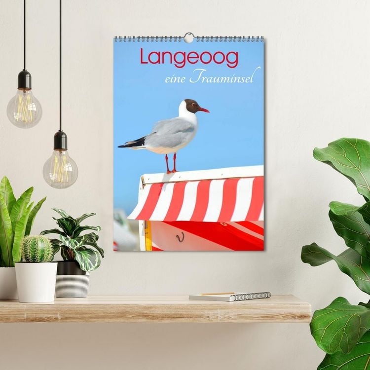 Produktbild: Langeoog - eine Trauminsel (Wandkalender 2026 DIN A3 hoch), CALVENDO Monatskalender