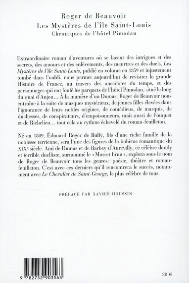 Produktbild: Mysteres de l'ile saint louis