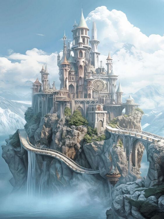 Produktbild: CALVENDO Puzzle M&auml;rchenhafte Schl&ouml;sser | 1000 Teile Lege-Gr&ouml;&szlig;e 64x48cm Foto-Puzzle f&uuml;r gl&uuml;ckliche Stunden