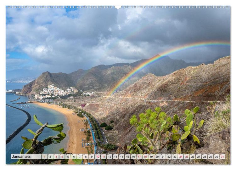 Produktbild: Die stille Magie der Insel Teneriffa (Wandkalender 2026 DIN A2 quer), CALVENDO Monatskalender