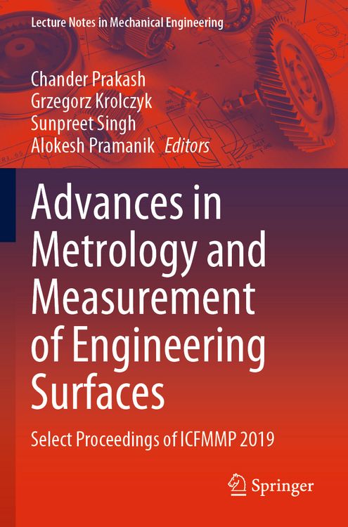 Produktbild: Advances in Metrology and Measurement of Engineering Surfaces