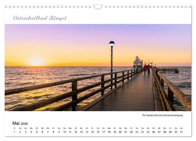 Produktbild: Panorama-Blick Fischland-Darss-Zingst (Wandkalender 2026 DIN A3 quer), CALVENDO Monatskalender