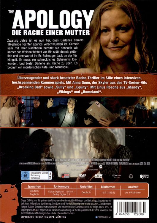 Produktbild: The Apology - Die Rache einer Mutter