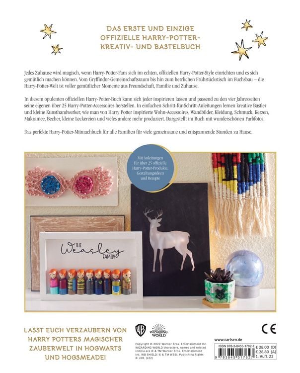 Produktbild: Ein offizielles Harry Potter Kreativ- und Bastel-Buch