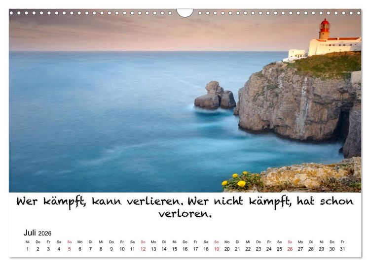 Produktbild: Meditation Wasser (Wandkalender 2026 DIN A3 quer), CALVENDO Monatskalender