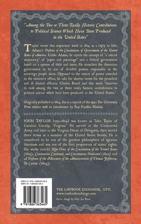 Produktbild: An Inquiry into the Principles and Policy of the Government of the United States