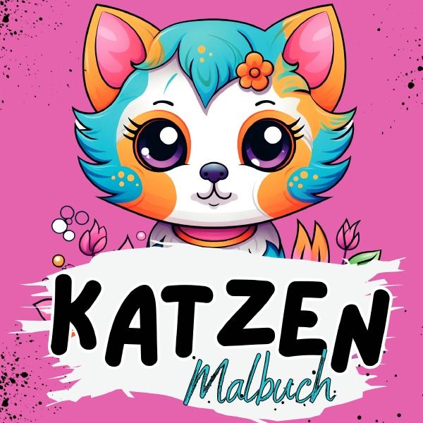 Produktbild: Malbuch Tiere / Malbuch Katze