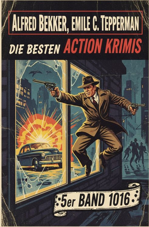 Produktbild: Die besten Action Krimis 5er Band 1016