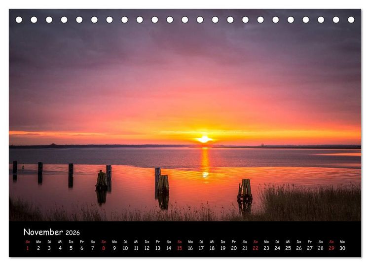 Produktbild: Ostseeregion Dar&szlig;-Zingst (Tischkalender 2026 DIN A5 quer), CALVENDO Monatskalender