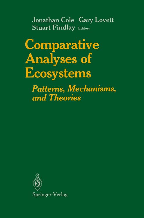 Produktbild: Comparative Analyses of Ecosystems