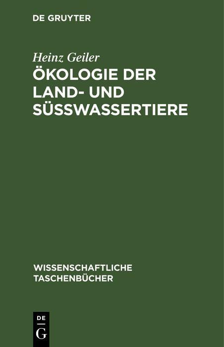 Produktbild: &Ouml;kologie der Land- und S&uuml;&szlig;wassertiere