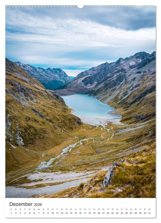 Produktbild: Neuseeland - Das Traumland schlechthin. (hochwertiger Premium Wandkalender 2026 DIN A2 hoch), Kunstdruck in Hochglanz