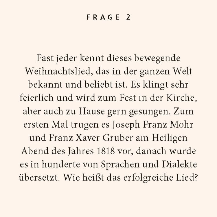 Produktbild: Weihnachten-Quiz