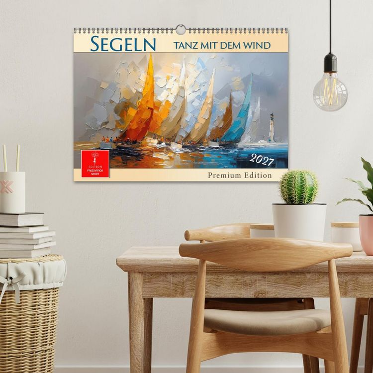 Produktbild: Segeln - Tanz mit dem Wind (Wandkalender 2027 DIN A3 quer), CALVENDO Monatskalender
