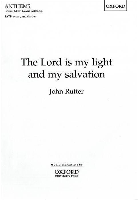 Produktbild: Rutter, J: Lord is my light and my salvation