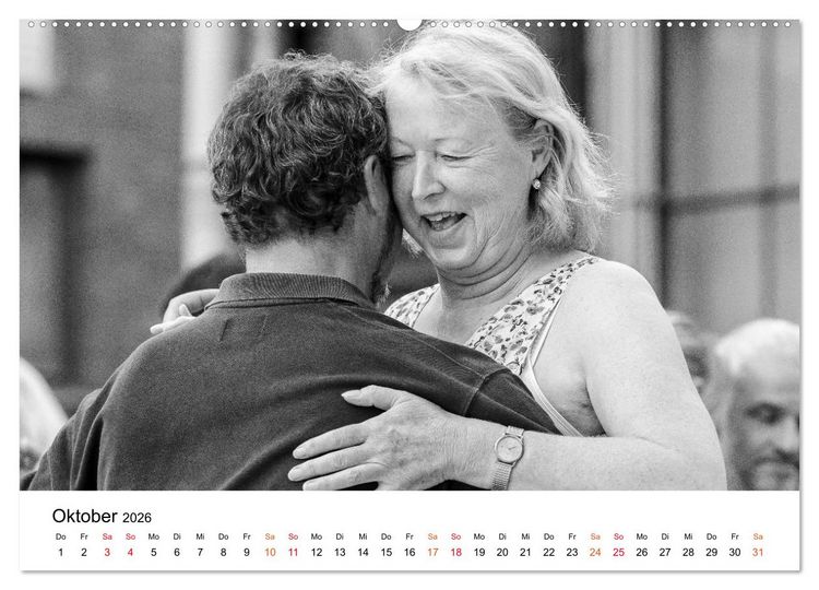 Produktbild: Tango Argentino - Paare beim Tanz auf &ouml;ffentlichen Pl&auml;tzen (Wandkalender 2026 DIN A2 quer), CALVENDO Monatskalender